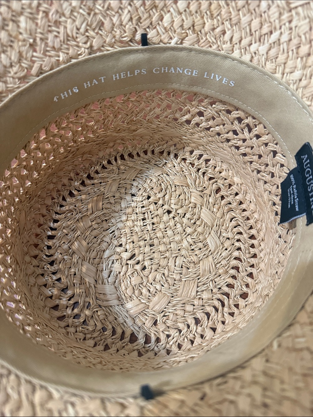 Augustine Rafria Straw Bucket Hat - Picture 5 of 7